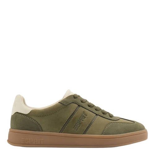 ESPRIT imitatieleren sneakers - groen