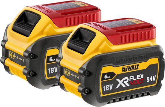 DeWALT DCB546T2 XR Flexvolt Accu Duopack 54V 6.0Ah - 2x Accu's