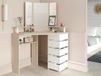 VOLGA Commode met spiegel jackson eik/wit