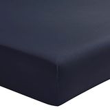 Essix Royal Line Hoeslaken, perkal-katoen, nachtblauw, 160 x 200 cm
