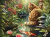 Cobble Hill Puzzle Koi Cat - 275 stukjes