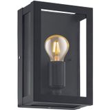 EGLO Alamonte 1 Applique murale extérieure - E27 - 26 cm - Noir