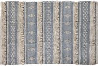 DKD Home Decor Tapijt Blauw Katoen Wit Boho 180 x 120 x 2 cm