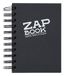 Clairefontaine 8361C Zap Book Spiraalboek, 160 vellen, schetspapier, 100% gerecycled, A6, 10,5 x 14,8 cm, 80 g, zwarte omslag, 5 notitieboeken
