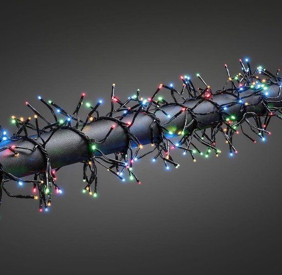 Konstsmide Lichtsnoer Cluster Veelkleurig 960 Led 12,2 Meter Zwart