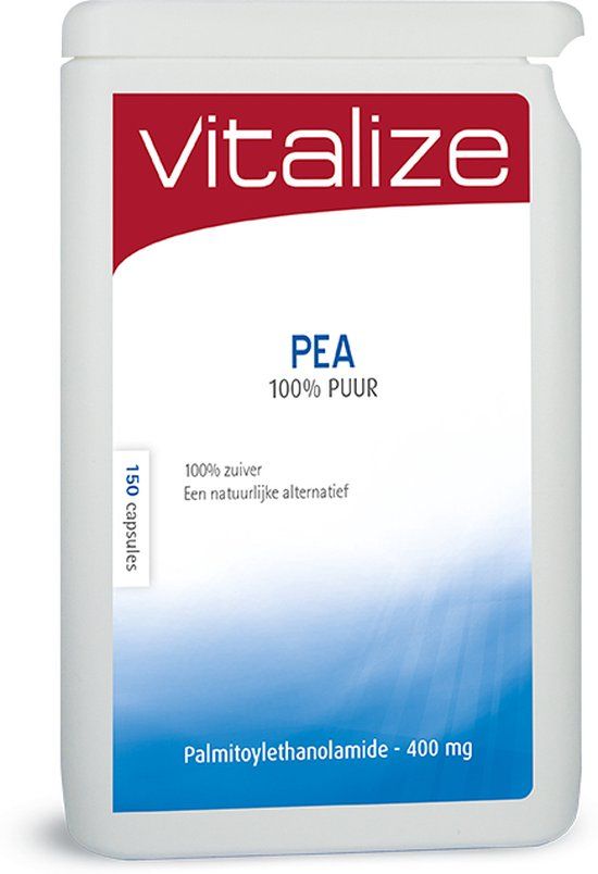 Vitalize PEA 100% Puur 150 capsules | Lichaamseigen stof, effectief en veilig - 400 mg Pure PEA () zonder toevoegingen