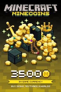 Xbox Minecraft: Minecoins Pack - 3500 Coins - Download - Xbox, Android, iOS, Nintendo Switch, Windows, Xbox One