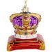 SIKORA Christbaumschmuck Britische Krone Glas Anhänger – BS010