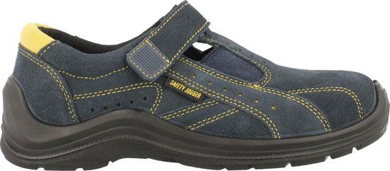 Safety Jogger Sonora Open Veiligheidsschoen S1P Suède Donkerblauw SlipvastSRC - Maat 40