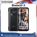 DOOGEE Blade20 X robuuste telefoon 10300mAh batterij 6,6'' scherm 12GB RAM (3GB + 9GB) 128GB ROM 16MP camera Android 16 smartphone NFC