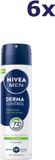 Nivea 6x Deospray Men Derma Control Sensitive 150 ml