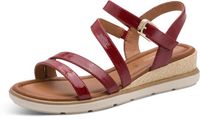 Tamaris - Dames - Sandalen met hak - Rood - Maat 40