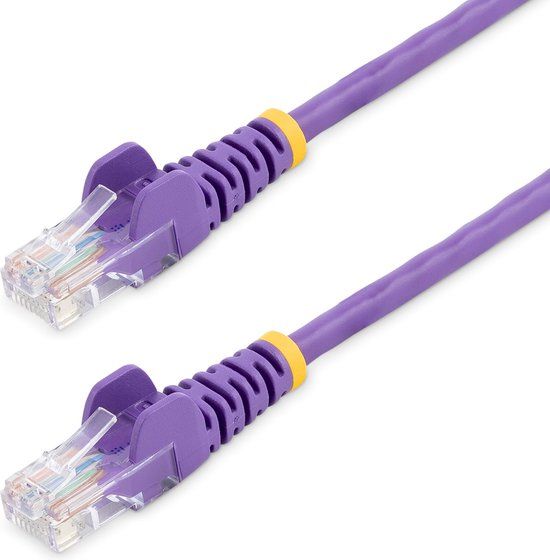 StarTech.com Cat6 UTP Network Cable - 7m - Purple