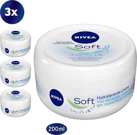 Nivea Soft Pot Voordeelverpakking - 4005808750795