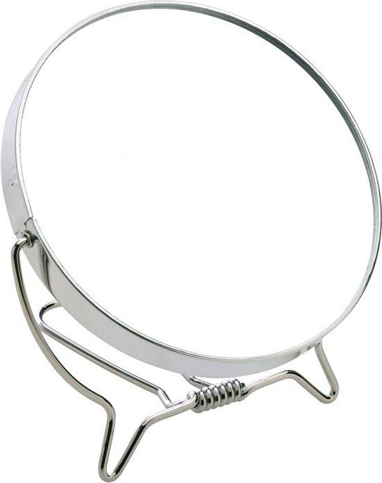 Beter 22101 Make-up Spiegel Vrijstaand Rond Zilver