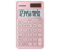 Casio zakrekenmachine SL-1000 SC-PK, roze, bureaurekenmachine, solar/batterijvoeding