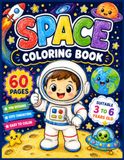 Space Coloring Book for Kids Ages 3–6