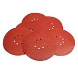 Evolution Power Tools 078-0093 Slijpschijf Korrel 240 (225 mm), Rood, 6 Stuks
