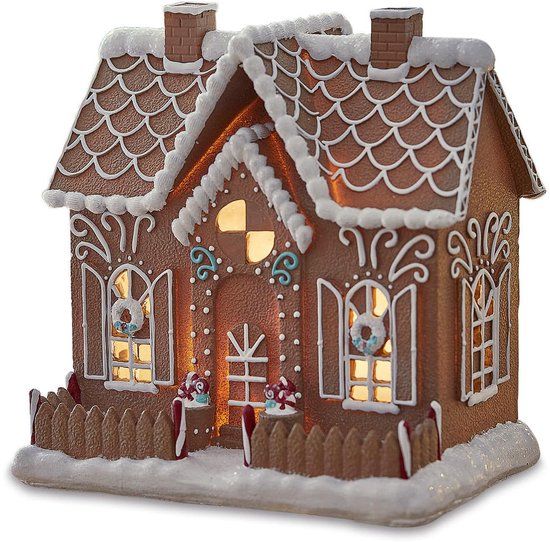 Loberon Decoratiehuisje Listras bruin/wit