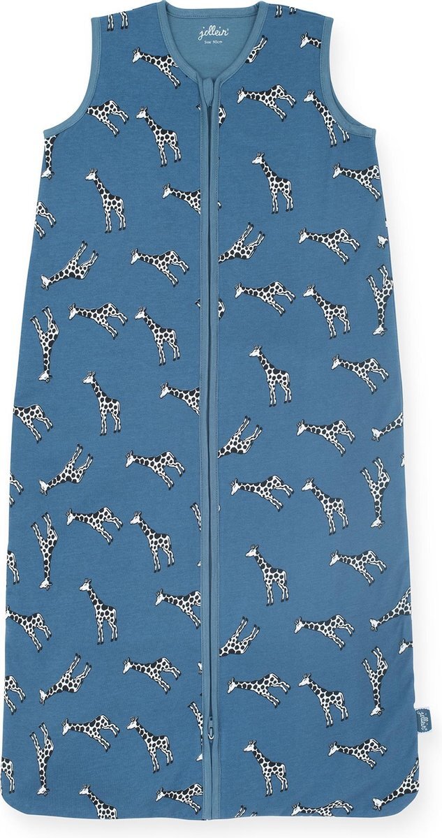 Jollein Giraffe Slaapzak zomer 90cm jeans blue blauw