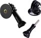 MOJOGEAR support de fixation GoPro avec vis — Convient pour p.ex. GoPro / DJI — Trou de vis 1/4 pouce — Noir