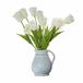 LOBERON Sierbloem set van 6 Lamarr wit/groen