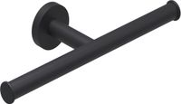 IVY Toiletrolhouder Dubbel - Mat Zwart