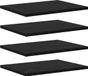 vidaXL Boekenplank bord 3-laags 4 st 40 x 30 x 1,5 cm bewerkt hout