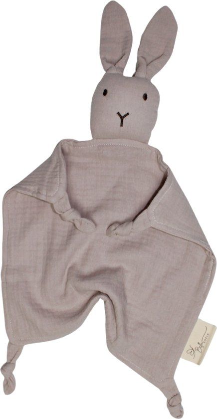 Bella Sofia Soof Knuffelkonijn - Grijs - Biologisch Katoen - 48cm