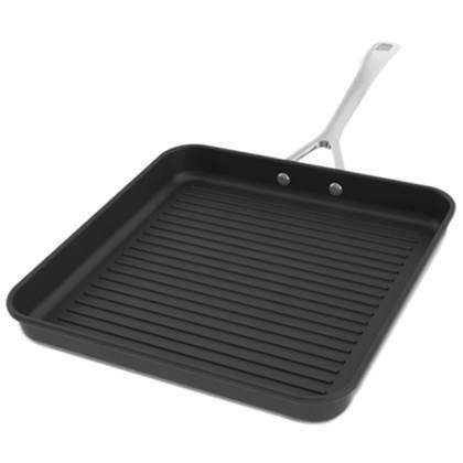 Le Creuset Les Forgées TNS Grillpan - 28 x 28 cm - Zwart