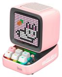 Merkloos Pixel art display Bluetooth speaker Mini Speaker - Pink - Wireless