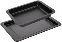 Zenker Set van 2 rechthoekige ovenschaal 42 x 29 cm en 36 x 27 cm