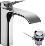 Ibenzoa® Stijlvolle wastafelkraan zilver
