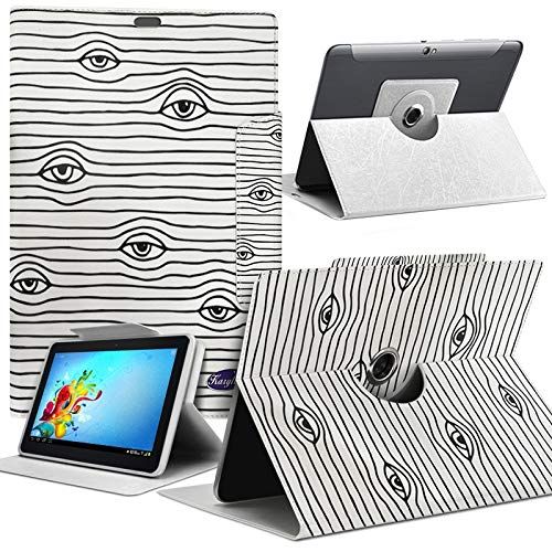 KARYLAX Beschermhoes motief MV01 Universal L voor Tablet Polaroid Pure 10,6 inch