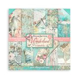 Stamperia - Scrapbook-papierpad voor scrapbooking, albums, kaarten maken, bullet journalling en meer, zuurvrij, double-sided, perfect voor hobby's, ambachten en geschenken (onderland) (30,5 x 30,5 cm)