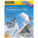 Apollo Transparantiefilm voor gewoon papier kopieerapparaat, zwart op helder vel, zonder streep, 100 vellen/pak (VPP100CE)
