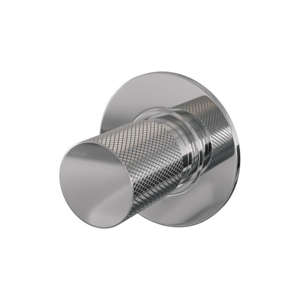 Brauer Chrome Carving ronde stopkraan chroom - messing - 8720359389572
