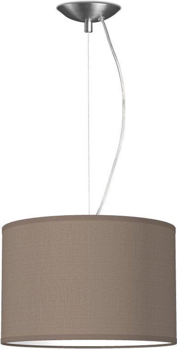 Home Sweet Home Hanglamp - - verlichtingspendel inclusief lampenkap - moderne pendellamp - 1 lichts - Ø 30 cm lengte 100cm - geschikt voor E27 LED lampe - taupe