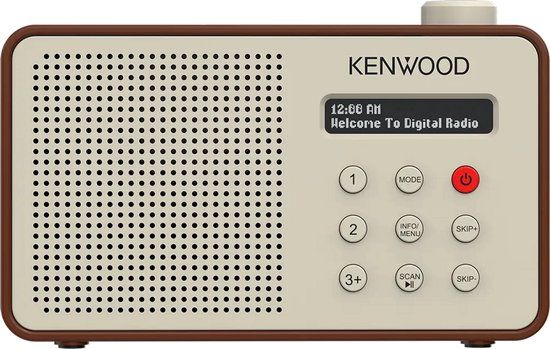 Kenwood Audio Kenwood CR-M25DAB Draagbare DAB+ radio - Bruin