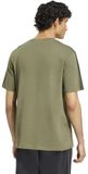 Adidas Essentials 3 Stripes Single Jersey Left Chest Branded T-shirt à manches courtes Vert M Homme