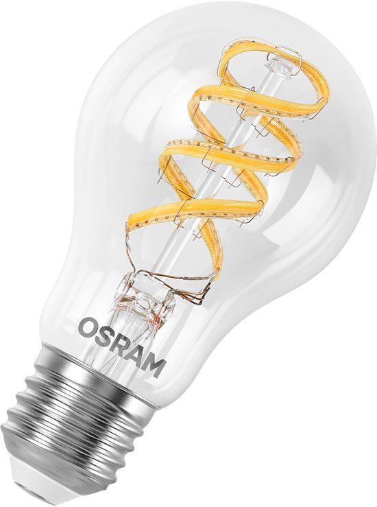Osram SMART+ LED-lamp, bolvormig A40 RGBW E27, filament, Matter-ready, bestuurbaar via app, meerkleurig, wifi-verbinding, 2700–6500 K