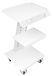 StarTech Beautywagen - Mobiele salonwagen - Instrumentenbak - Universele wielen - Staal en PVC - Wit