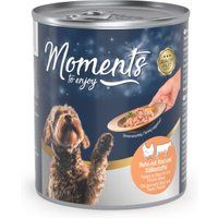 MOMENTS Momenten natvoer hond volwassen Rund 6x220 g