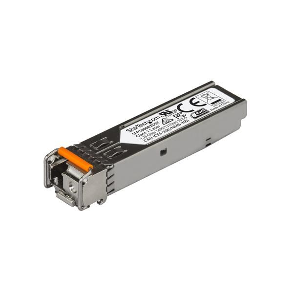 StarTech.com SFP Transceiver Module - 1000BASE-BX - Silver