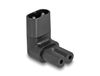 Delock 80470 Stekkeradapter IEC 60320 C8 naar IEC 60320 C7 Zwart