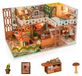 Merkloos Miniatuurhuisset voor Volwassenen, Creatieve Doe-Het-Zelf Kit