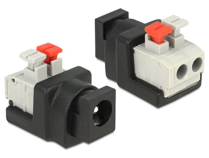 DeLOCK 65524 Zilver, Zwart 18 mm 27 mm 15 mm