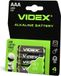VIDEX piles alcalines LR03/AAA, 4 pièces, emballage blister