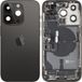 Apple iPhone 14 Pro Batterijklep, Met Middenbehuizing, Complete Onderdelen, Zwart (Space Black), Premium Swap