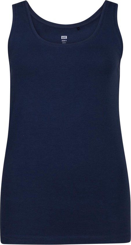 WE Fashion Dames organic cotton singlet - Dark blue - XS